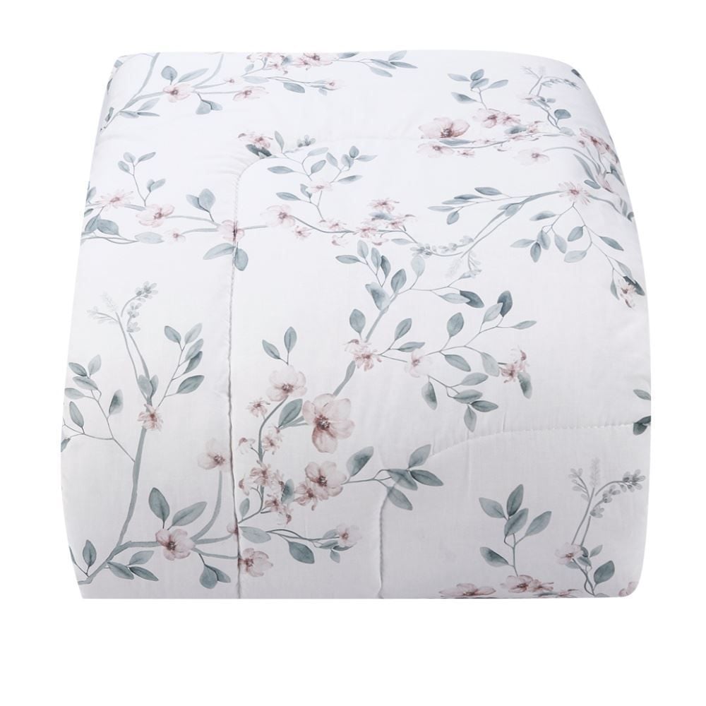 Edredom Queen Percal 180 Fios Buona Fortuna - Aurora Rosa