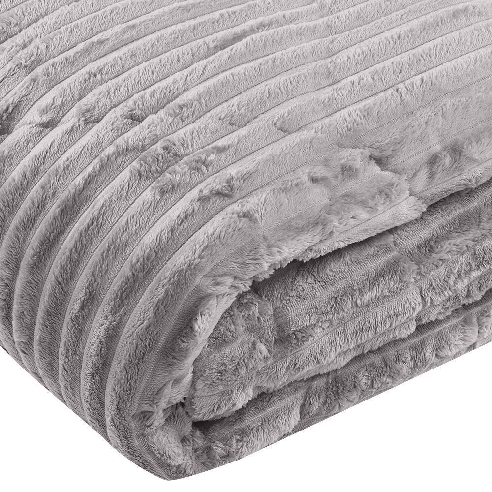 Edredom Queen Aspen Dupla Face 100% Poliéster Havan Casa - Cinza