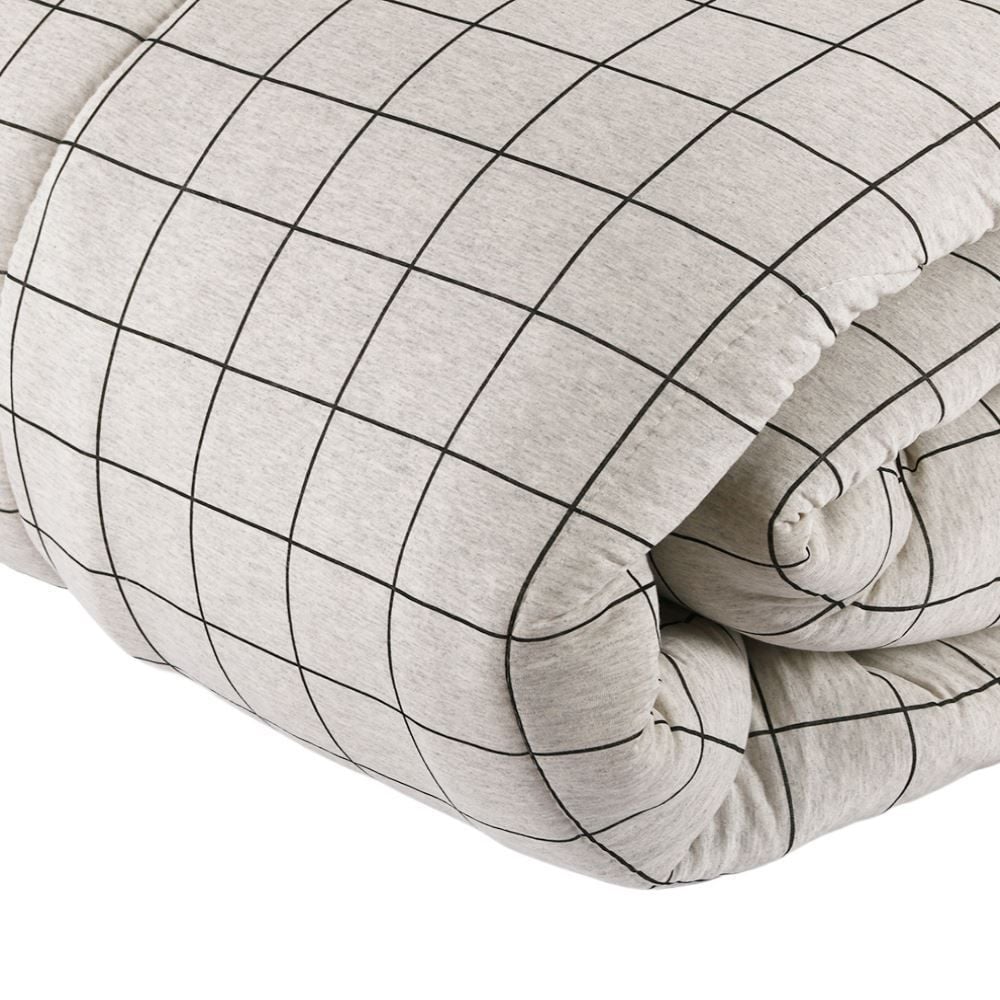 Edredom Queen de Malha Tóquio/Mescla Milano Havan Casa - Grid