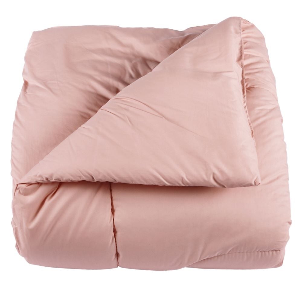 Edredom Queen/King 100% Algodão Buona Fortuna - Rosa Liso Novo