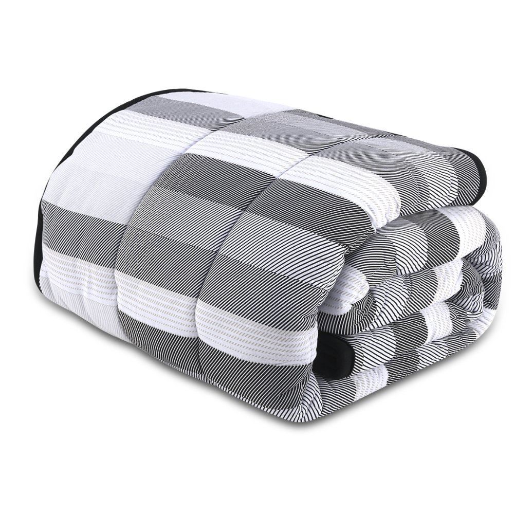  Edredom Queen 100% Algodão Malha Havan Casa 1 Peça - Kent Preto