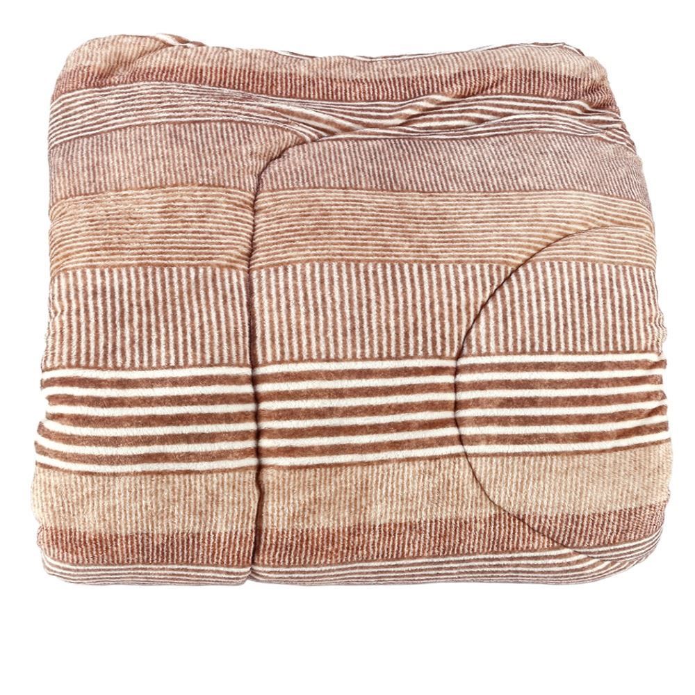 Edredom Queen Plush Inove Provence Havan Casa - Caio Geo Bege