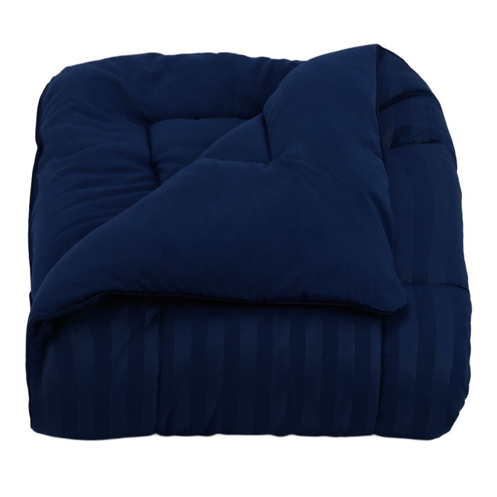 Edredom Queen Toque de Pluma Firenze Havan Casa - Azul Marinho