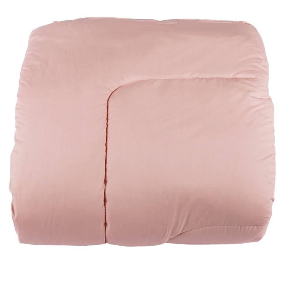 Edredom Solteiro 100% Algodão Buona Fortuna - Rosa Liso Novo