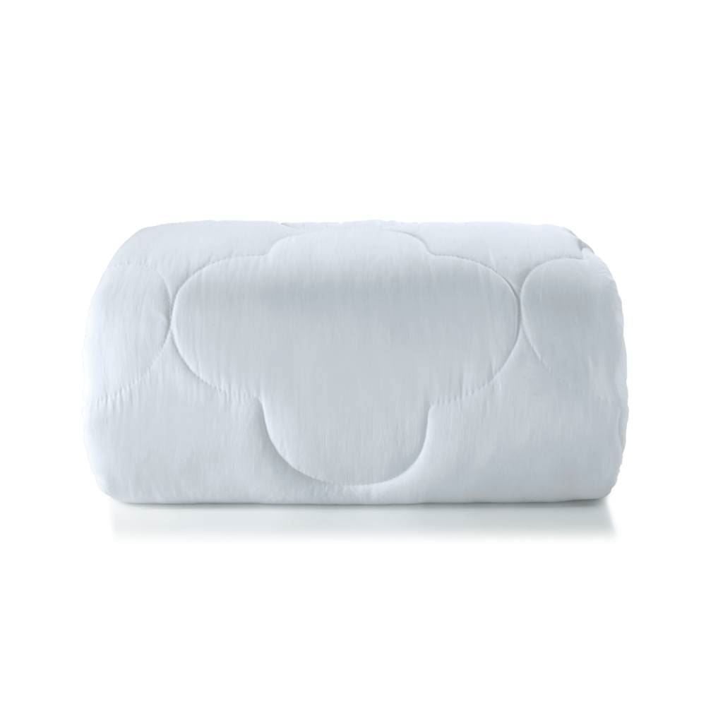 Edredom Solteiro 100% Poliéster Elegance Hedrons 1 Pç - Branco