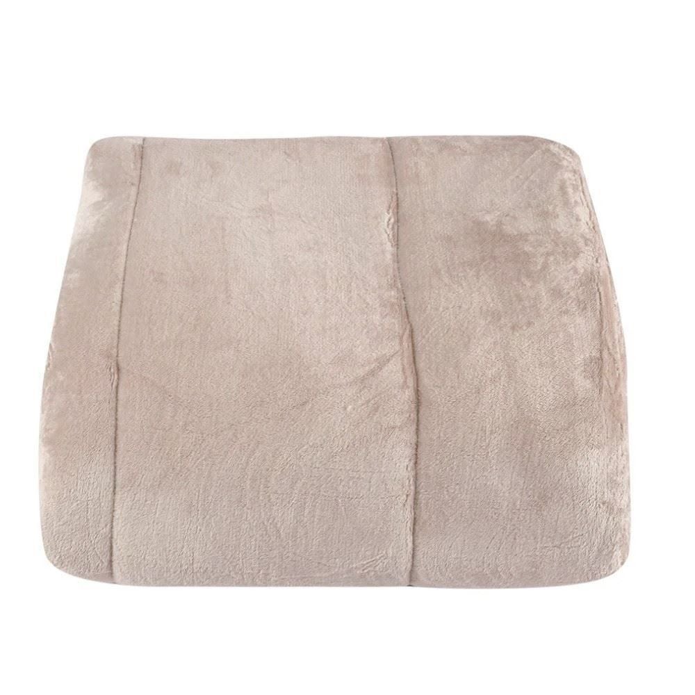 Edredom Solteiro 100% Poliéster Plush Provence Havan Casa - Bege