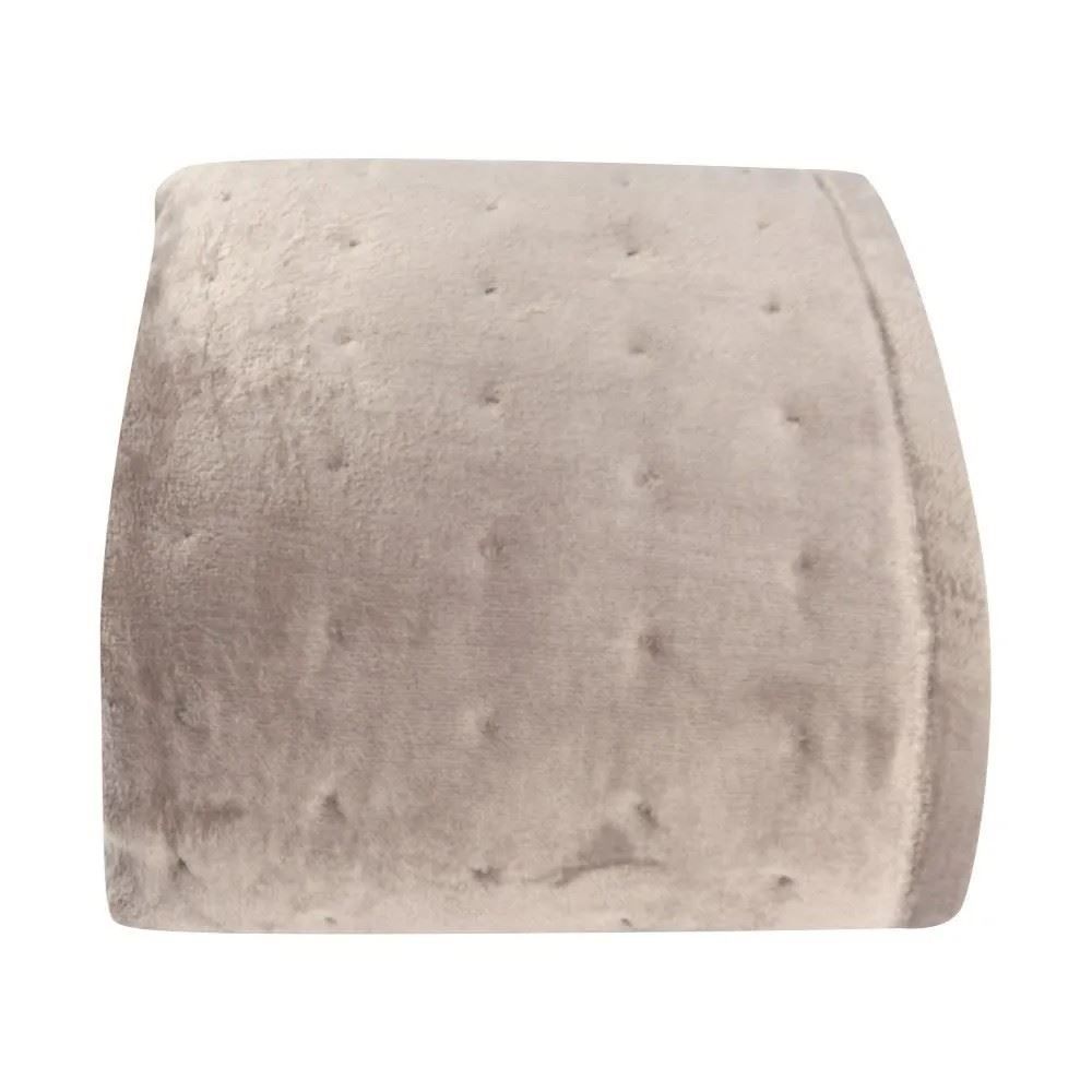 Edredom Solteiro 100% Poliéster Siena Ultraplush Havan Casa - Taupe