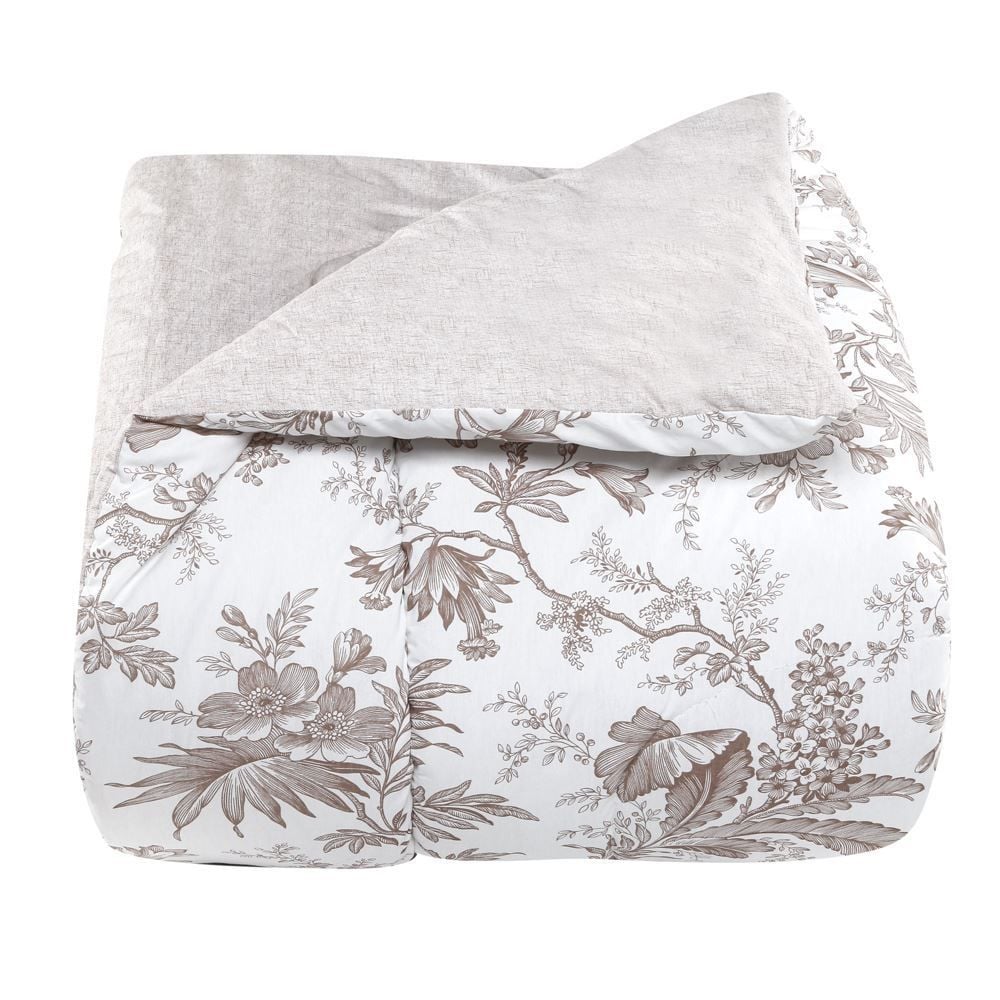 Edredom Solteiro 200 Fios Percal Buona Fortuna - Serena Cru