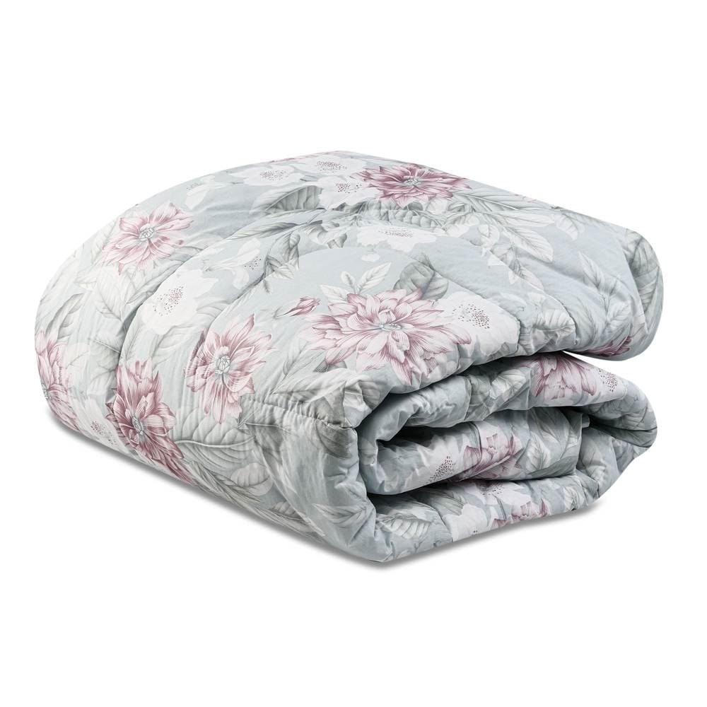 Edredom Solteiro 200 Fios Percal Buona Fortuna - Isis Verde