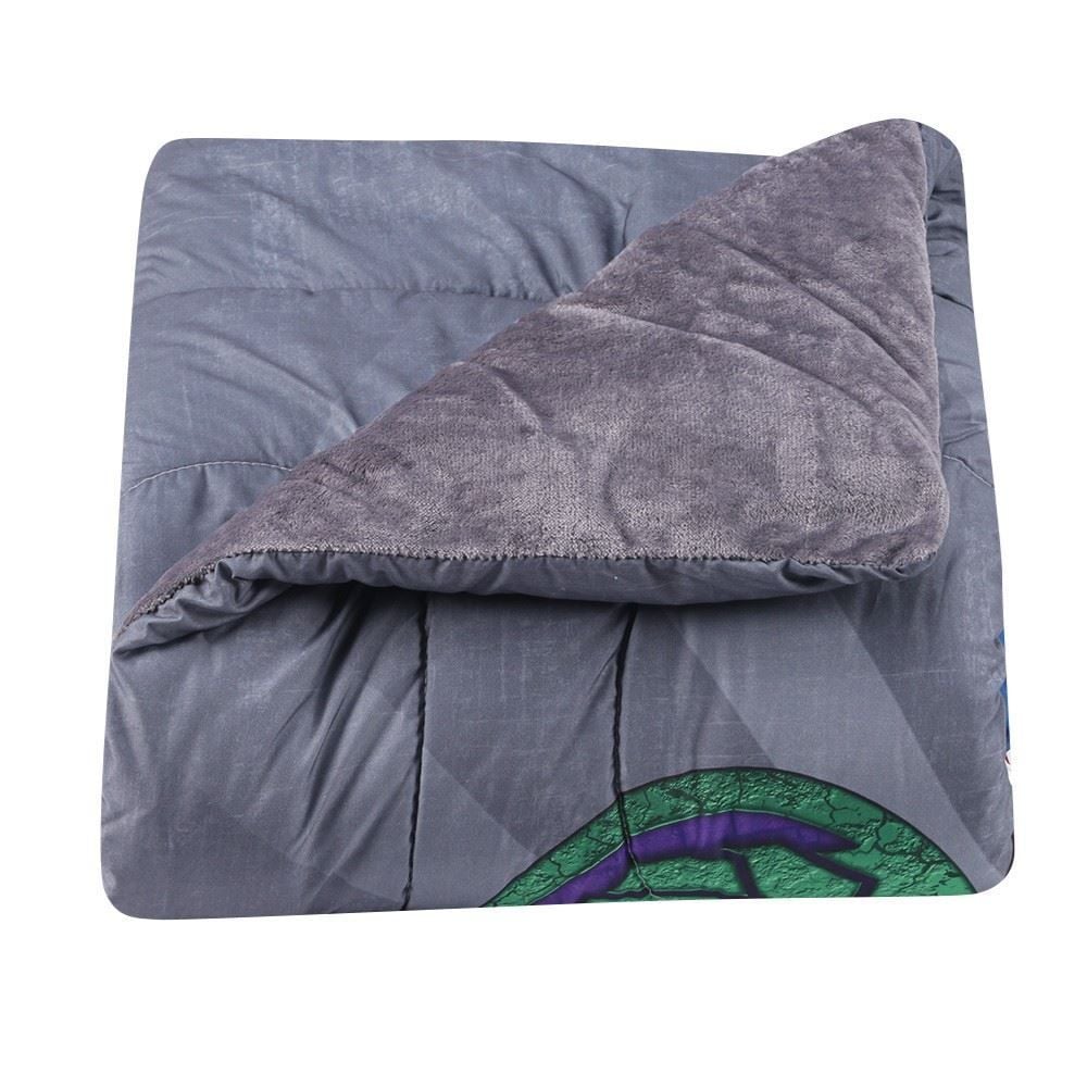 Edredom Solteiro Disney 100% Poliéster Plush Hedrons - Vingadores Retorno