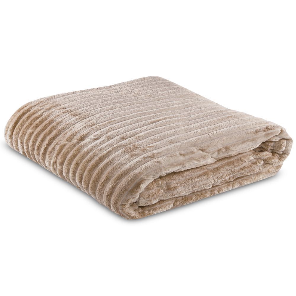 Edredom Solteiro Dupla Face Aspen 100% Poliéster Havan Casa - Taupe