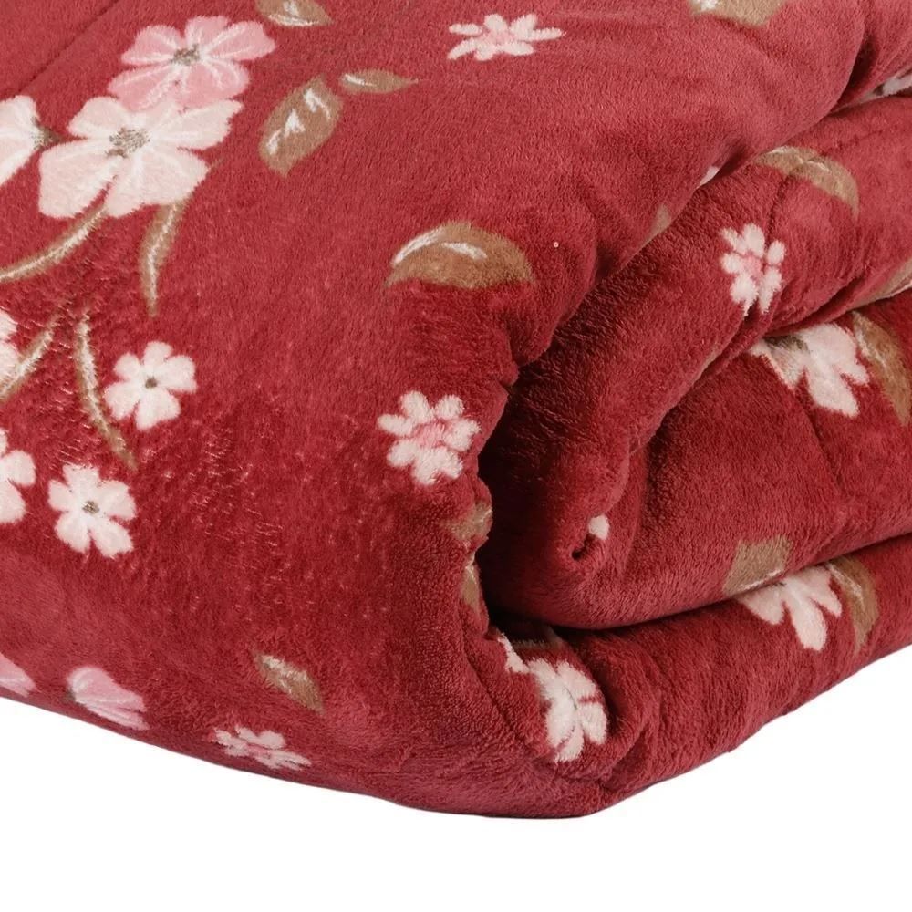 Edredom Solteiro Estampado Provence Havan Casa - Nina Floral Rosa