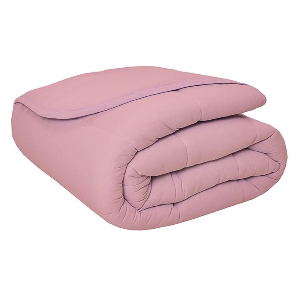 Edredom Solteiro Malha Dupla Face Havan Casa - Rosa Make