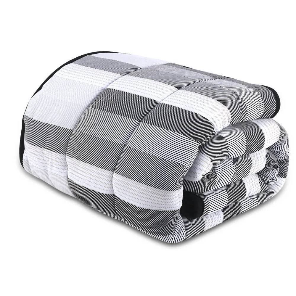 Edredom Solteiro 100% Algodão Malha Havan Casa - Kent Preto