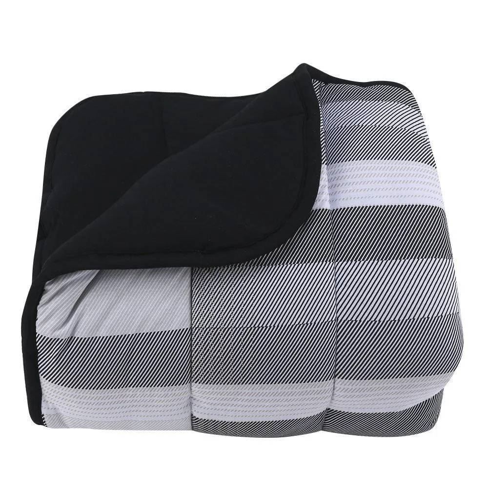 Edredom Solteiro 100% Algodão Malha Havan Casa - Kent Preto