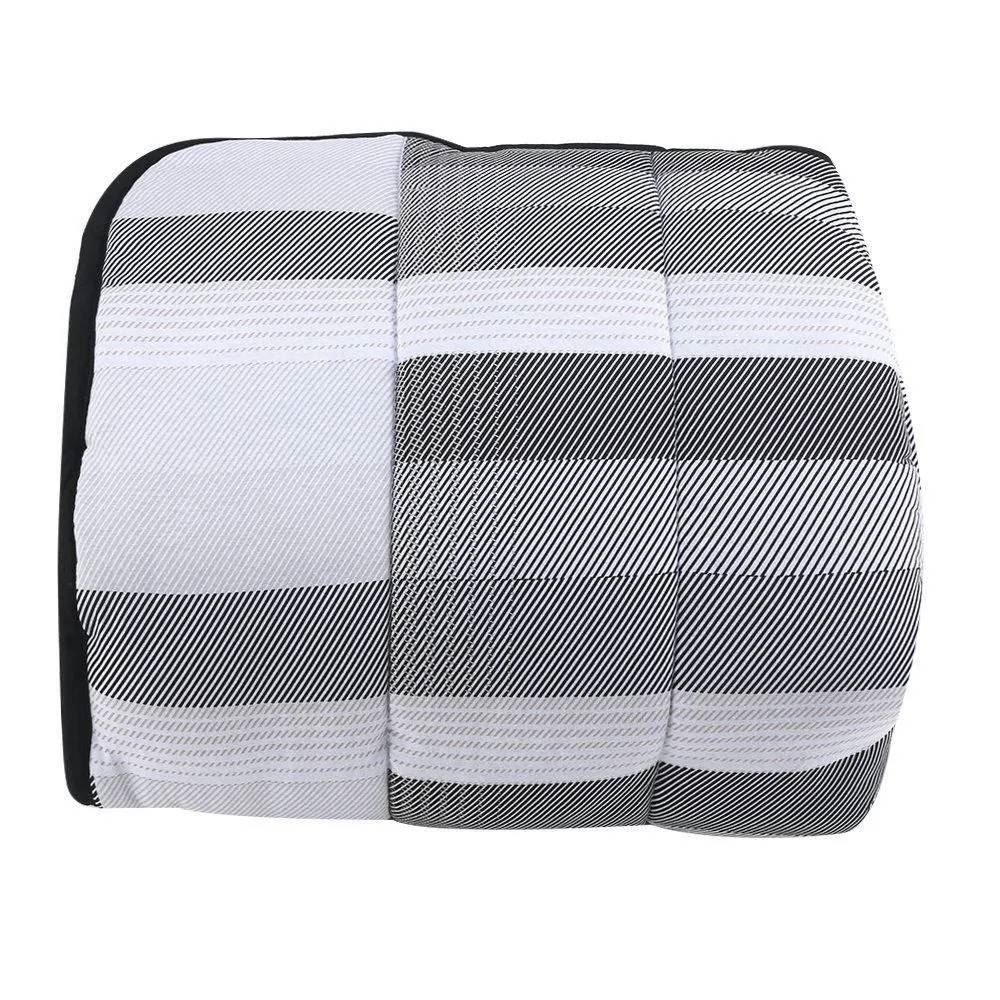 Edredom Solteiro 100% Algodão Malha Havan Casa - Kent Preto