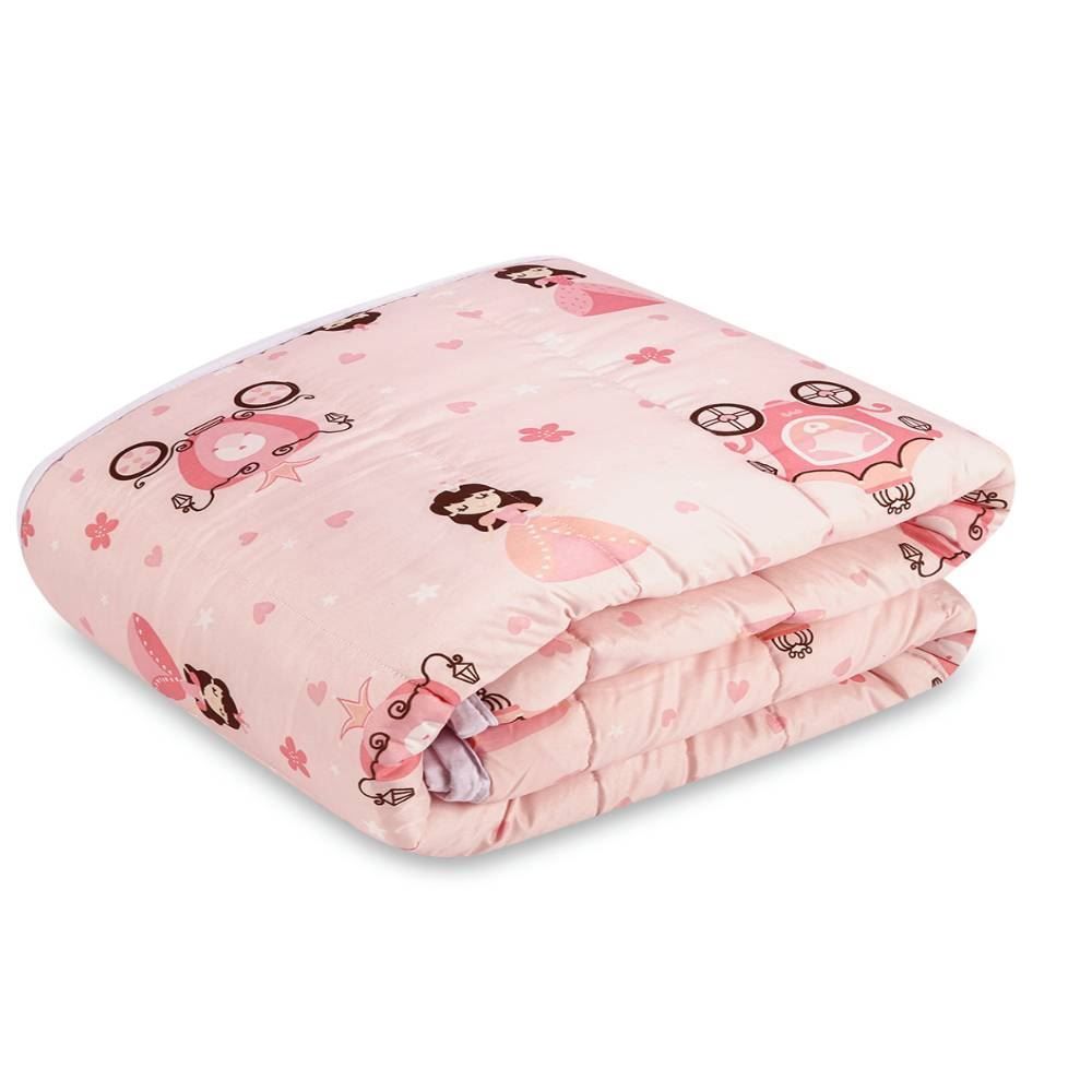 Edredom Solteiro Microfibra 100% Poliéster Kids Solecasa - Princesa