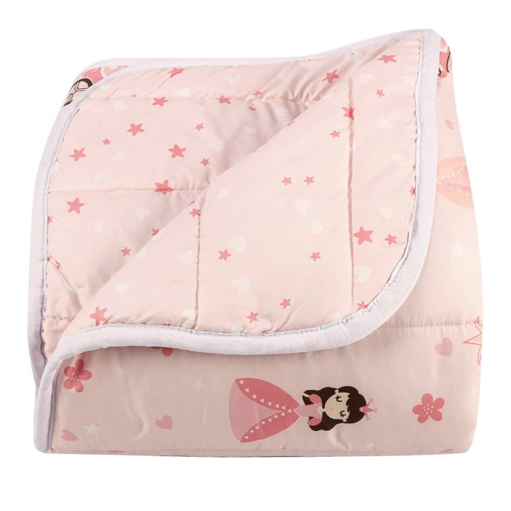 Edredom Solteiro Microfibra 100% Poliéster Kids Solecasa - Princesa