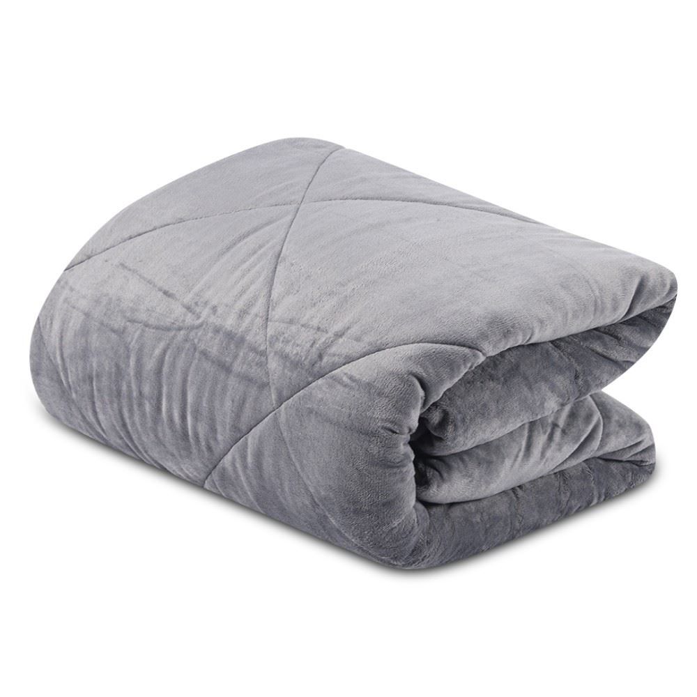 Edredom Solteiro Plush Inove Provence Havan Casa - Cinza Ardósia