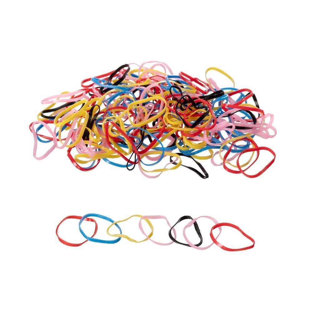 Elástico De Silicone Colorido Proart - 200 Unidades