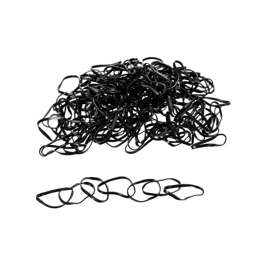 Elástico De Silicone Preto Proart - 200 Unidades