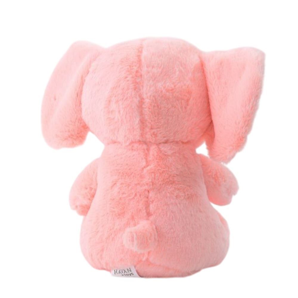 Elefante de Pelúcia 30Cm Rosa Havan Toys - HBR0330