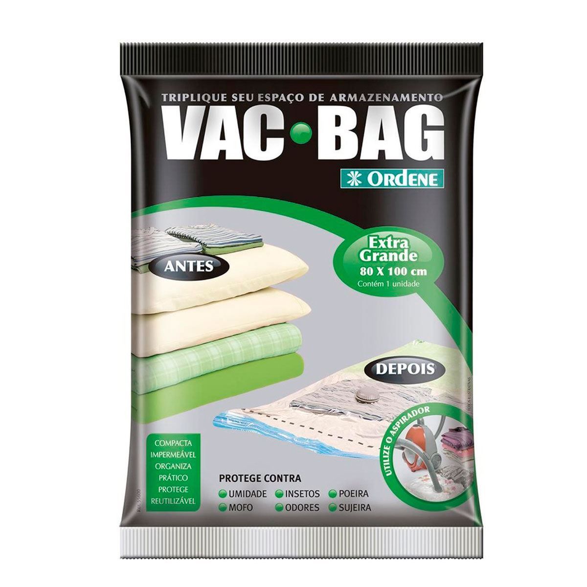 Embalagem a Vácuo Extra Grande 80x100cm Ordene Vac Bag - 55600