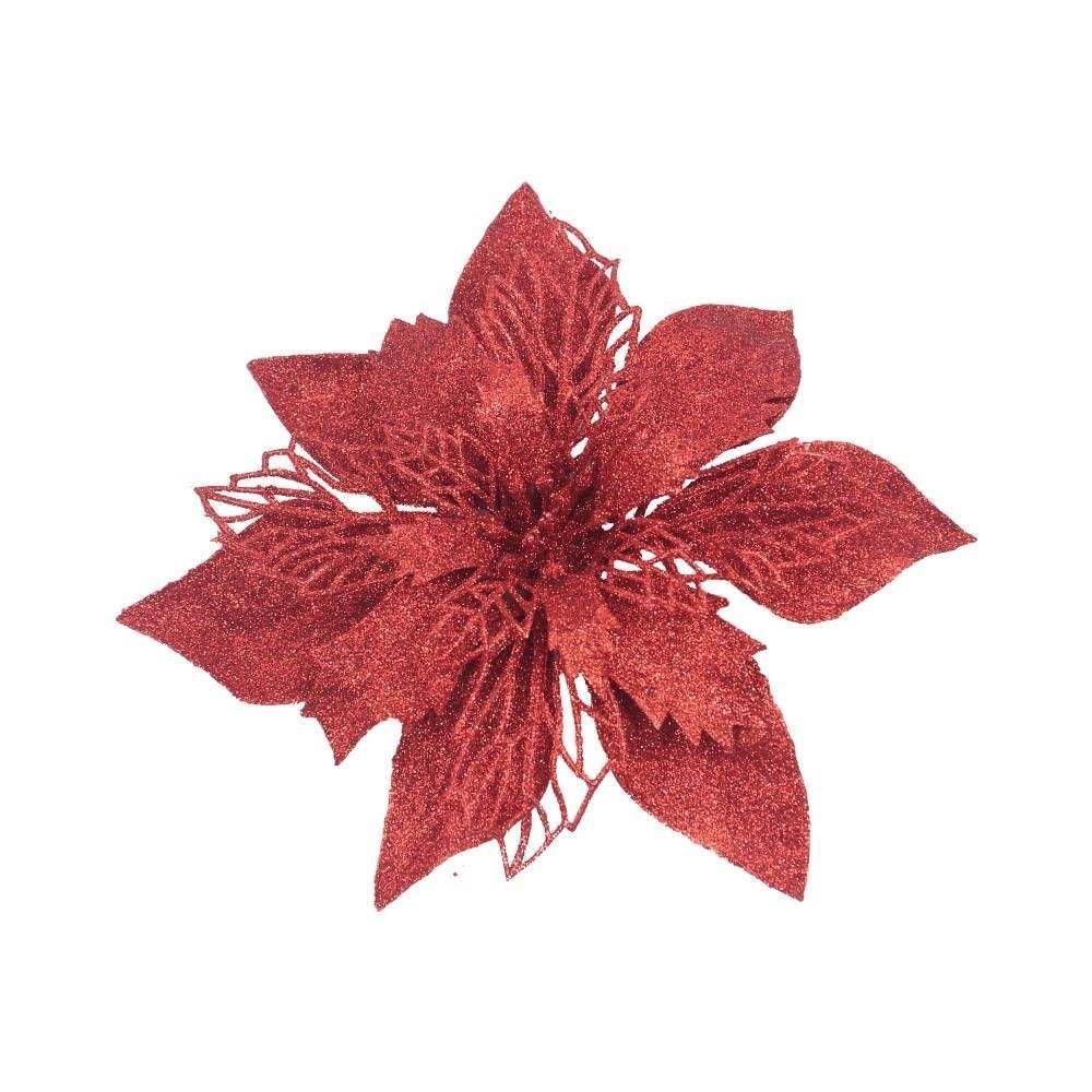 Enfeite Flor Vermelha Havan Casa - 20Cm