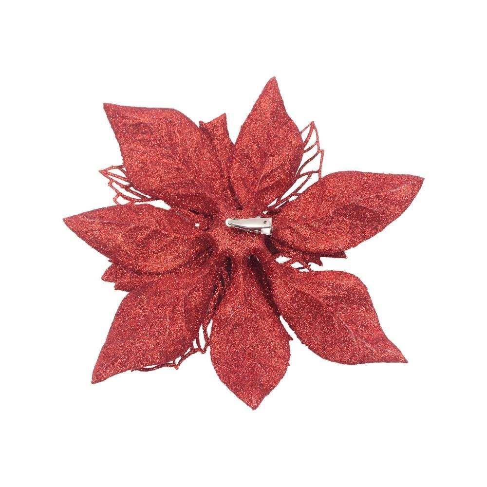 Enfeite Flor Vermelha Havan Casa - 20Cm