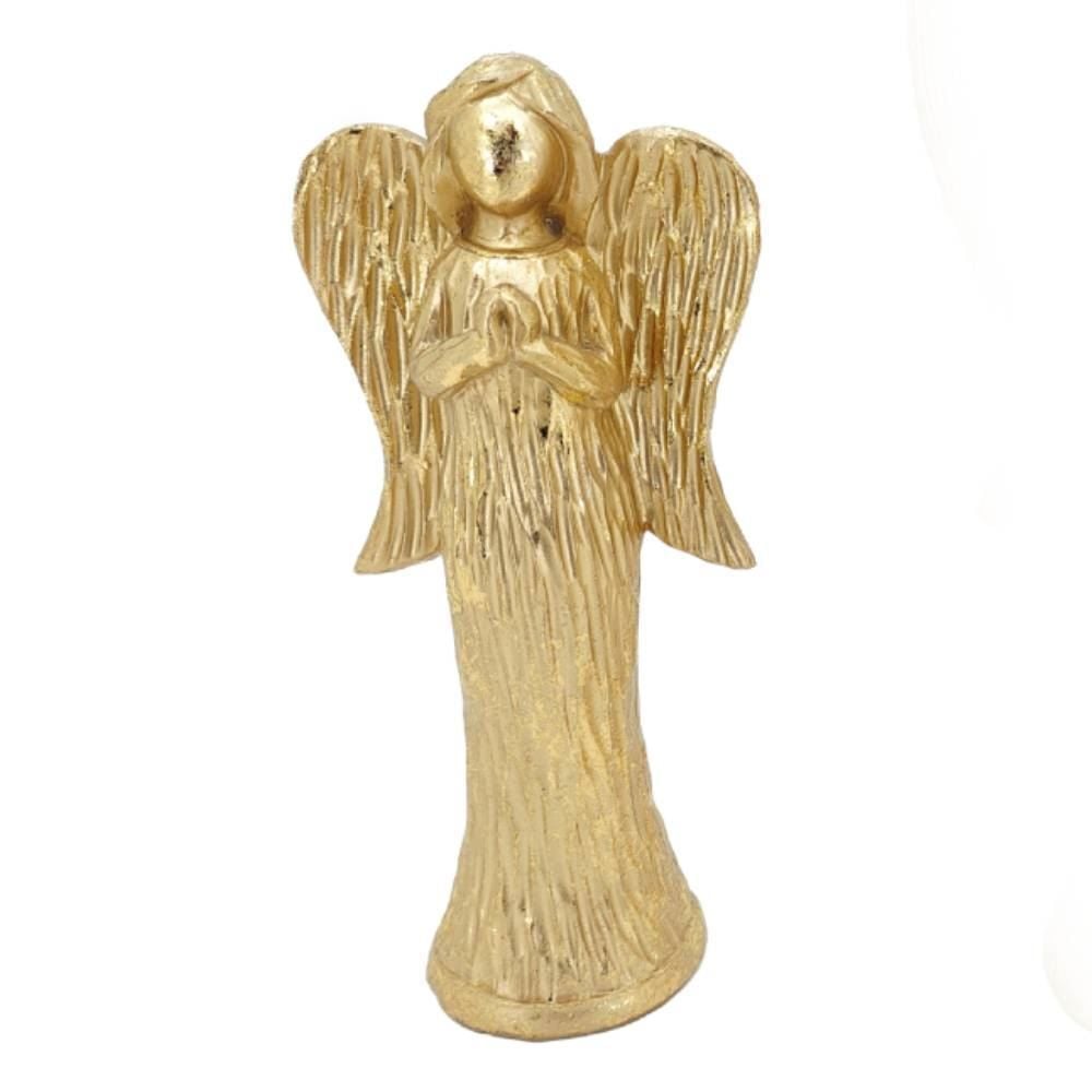 Enfeite Natalino Anjo Dourado 17 Cm Tuut - 30876