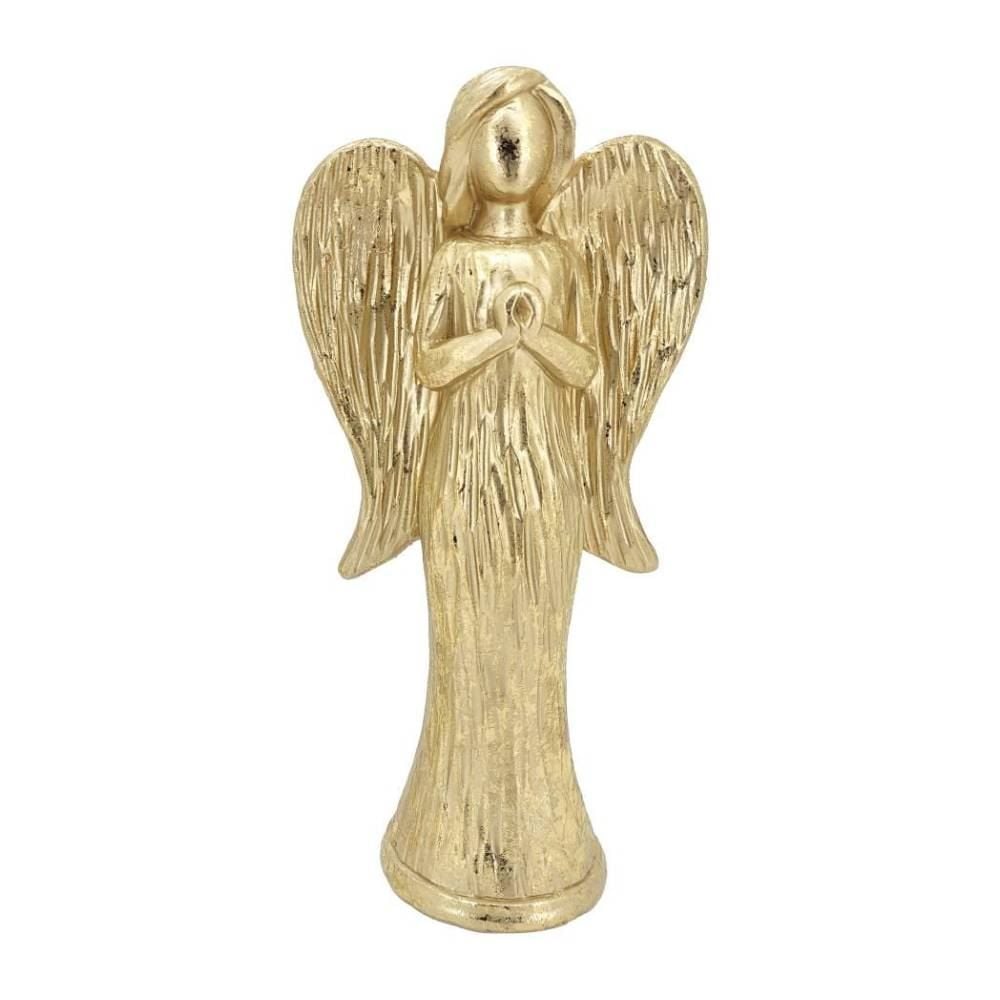 Enfeite Natalino Anjo Dourado 17 cm Tuut - 30876
