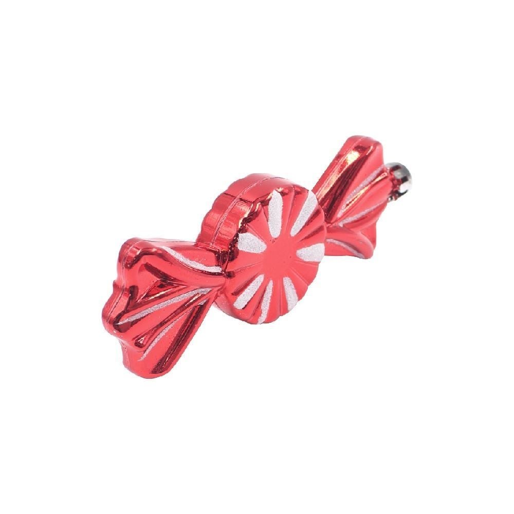 Enfeite Natalino Candy Vermelho Havan Casa 11Cm - 3 Peças 