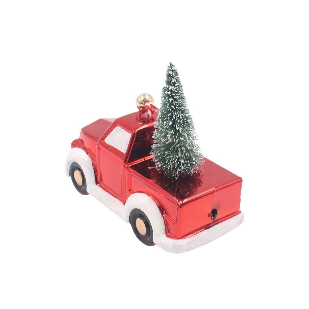 Enfeite Natalino Carro Com Árvore Havan Casa - 3 Peças