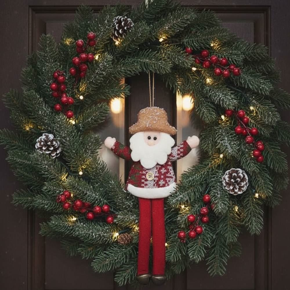 Enfeite Natalino De Tricô Guizo 25 Cm Tuut - Sortido