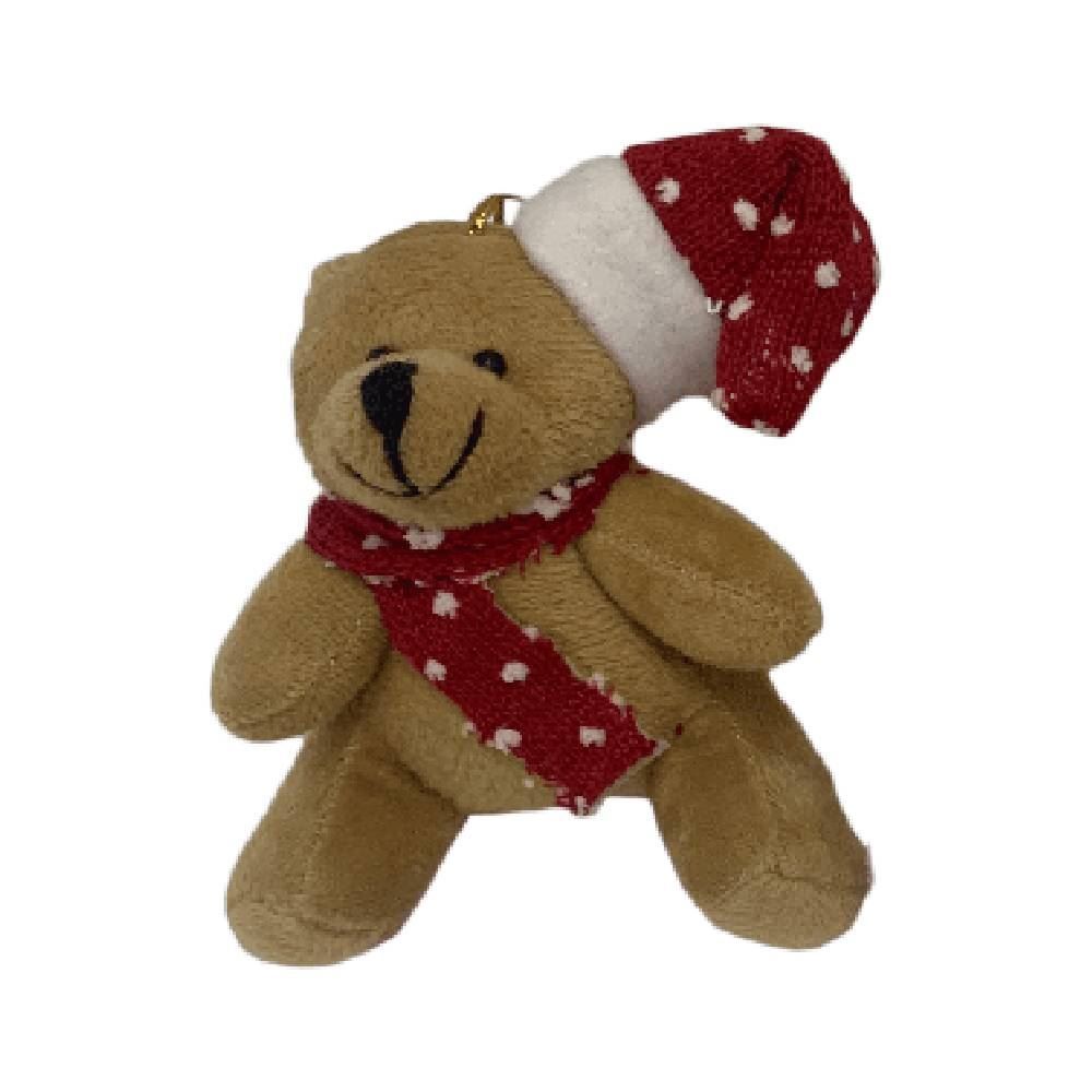 Enfeite Natalino Urso Com Gorro Rio Master - Sortido