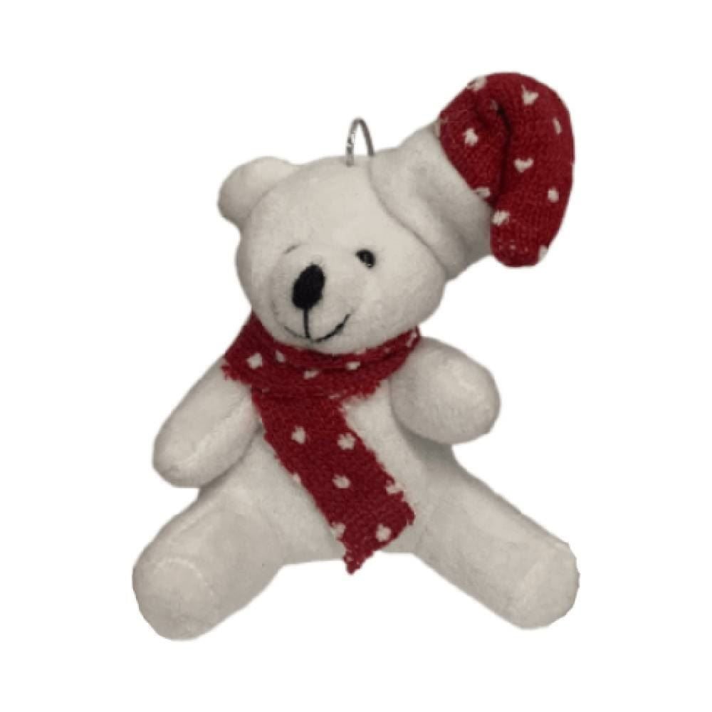 Enfeite Natalino Urso Com Gorro Rio Master - Sortido