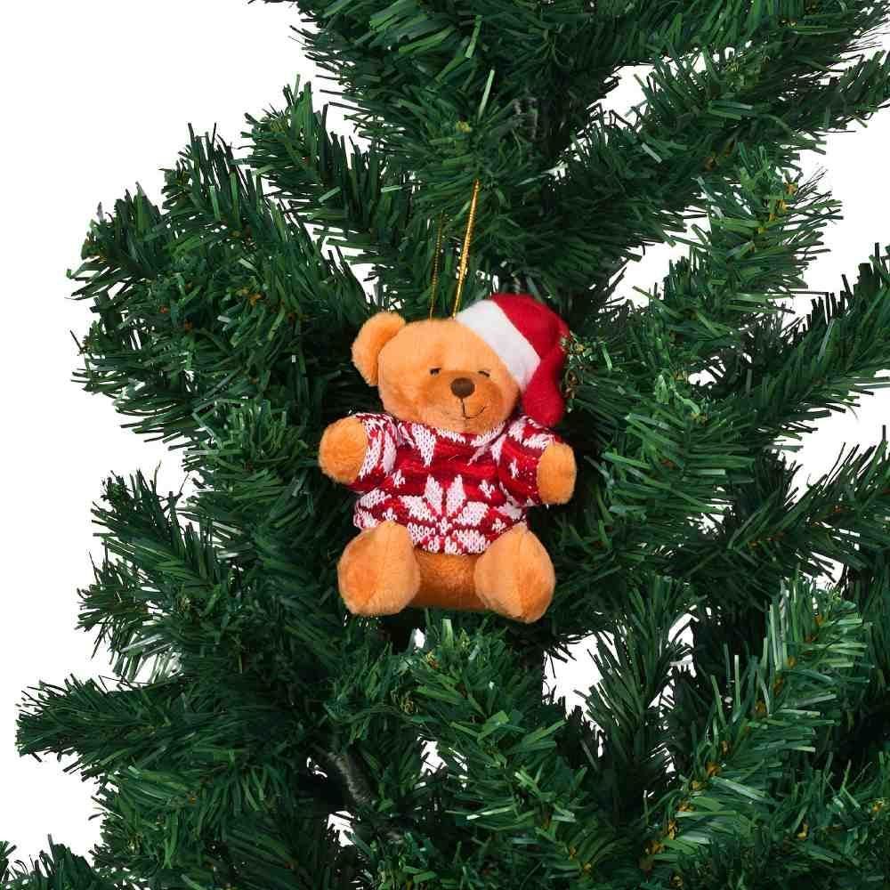 Enfeite Natalino Urso Havan Casa 11Cm - Vermelho