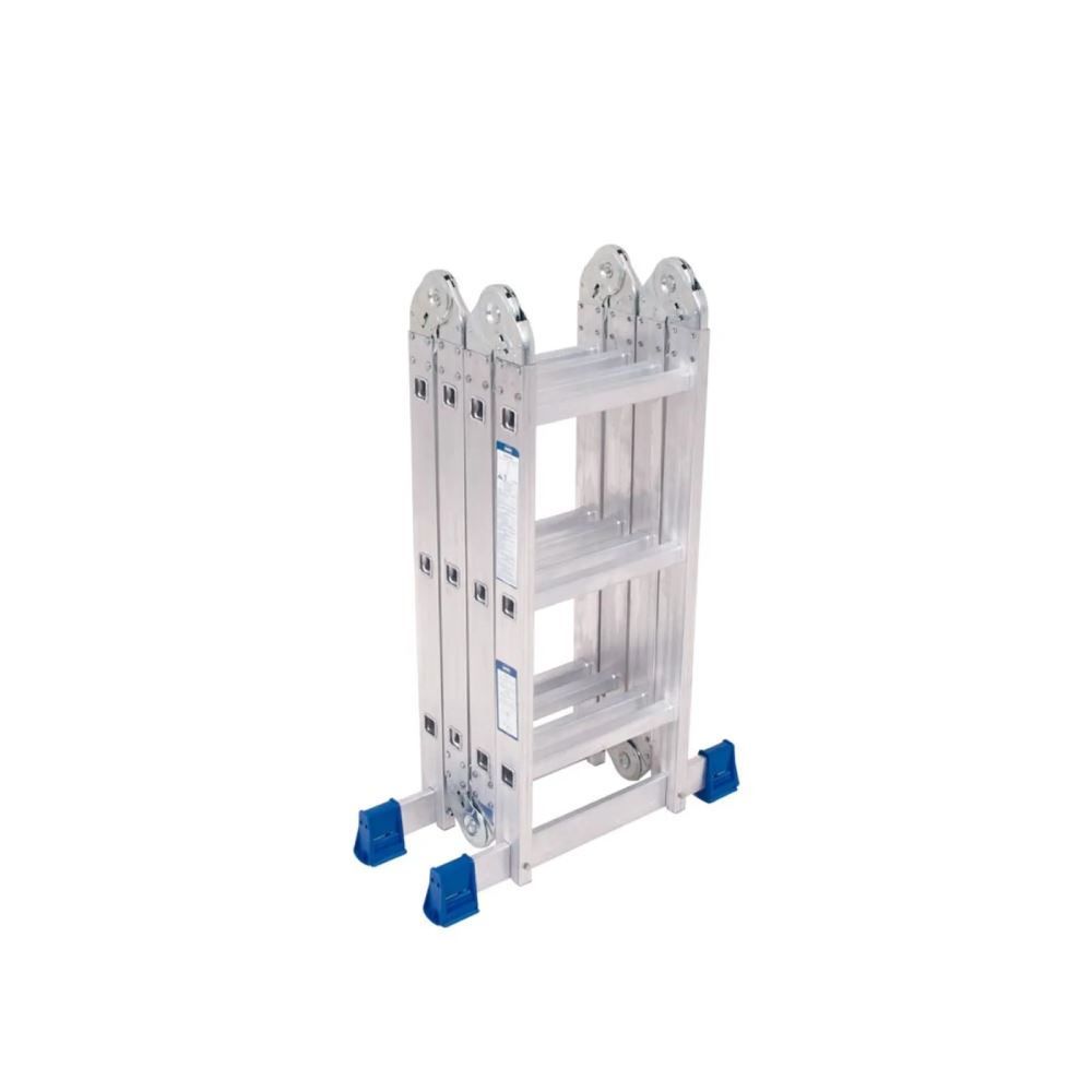 Escada De Alumínio Mor 8 Posições 12 Degraus - 005221