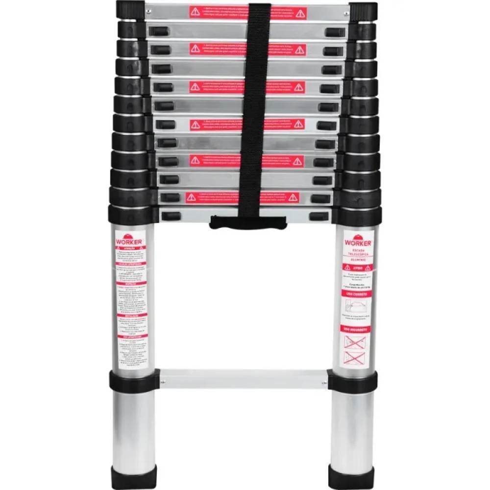 Escada Telescópica 13 Degraus Worker - 428183