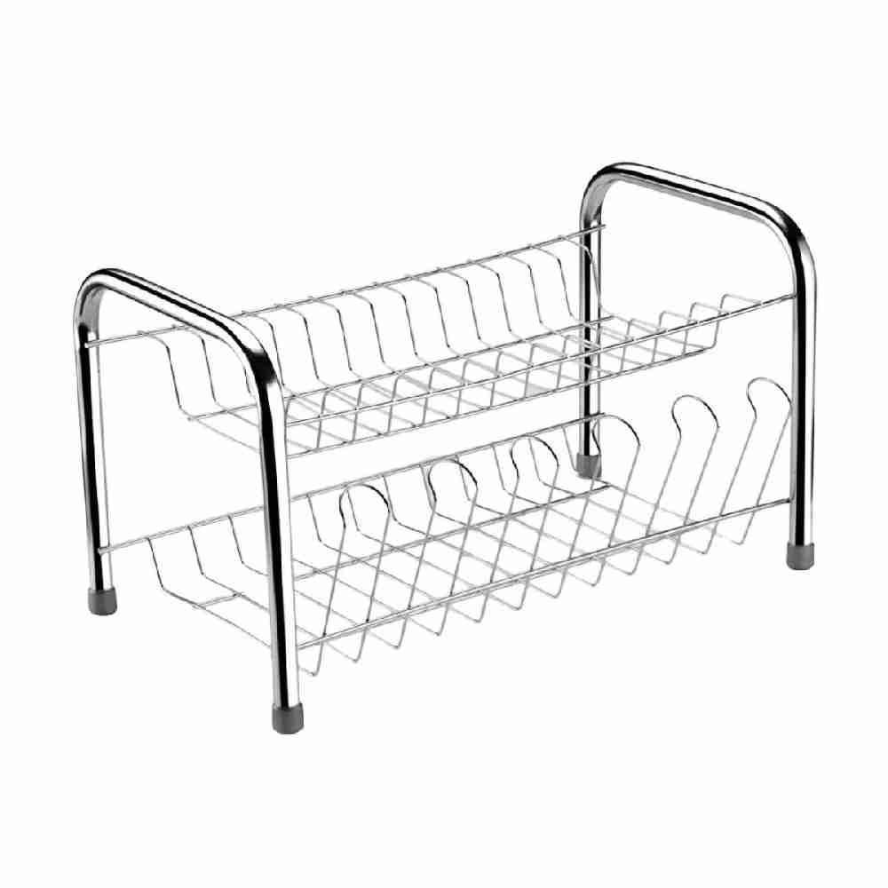 Escorredor De Louça Com Porta Copos Arthi - Aço Cromado