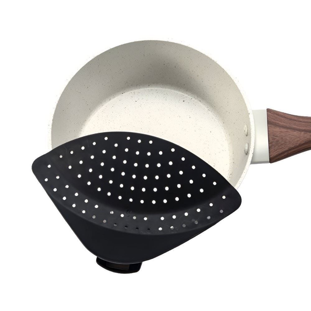 Escorredor Com Clip Para Panela Havan Casa 18 Cm - Preto 