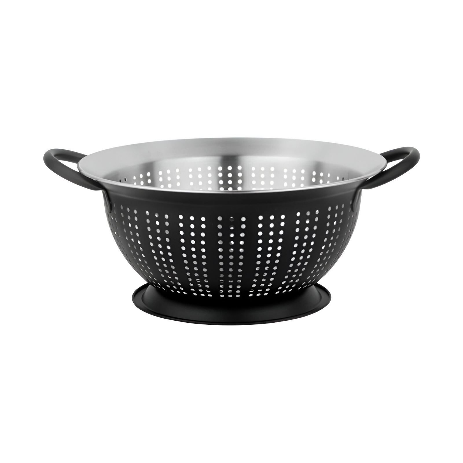 Escorredor Para Massas Inox Kaybee 14 Cm - Preto Fosco