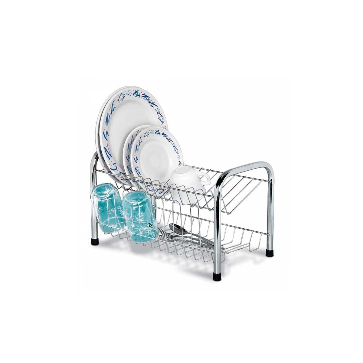 Escorredor Rei com Porta Copos Niquelart - Aco