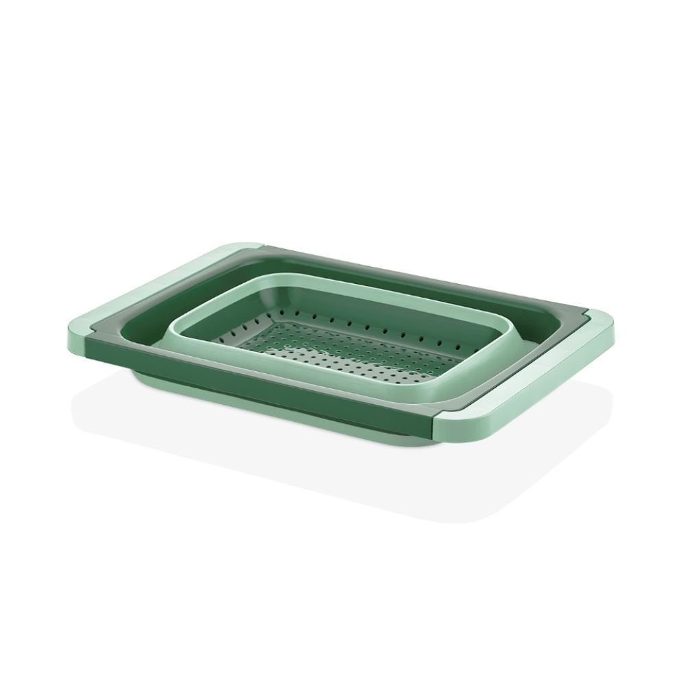 Escorredor Retrátil Retangular Havan Casa 55 Cm - Verde