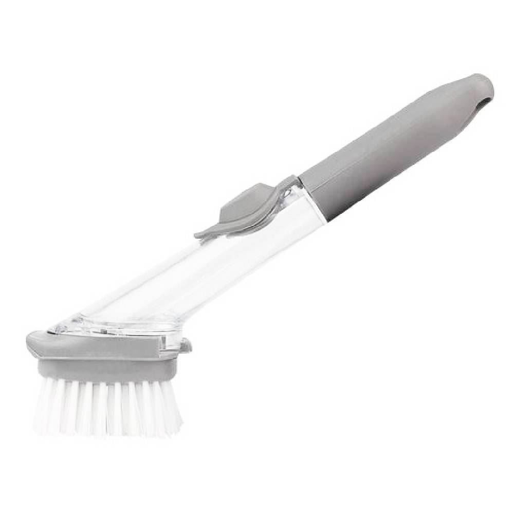 Escova com Porta Detergente 22,5 cm Clink - Cinza