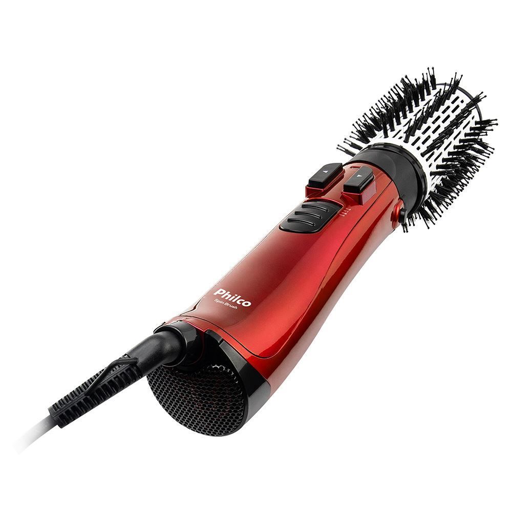 Escova Modeladora Rotativa Philco Spin Brush PEC04V