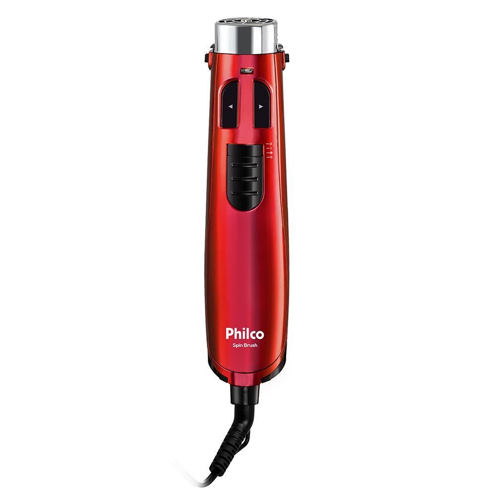 Escova Modeladora Rotativa Philco Spin Brush PEC04V