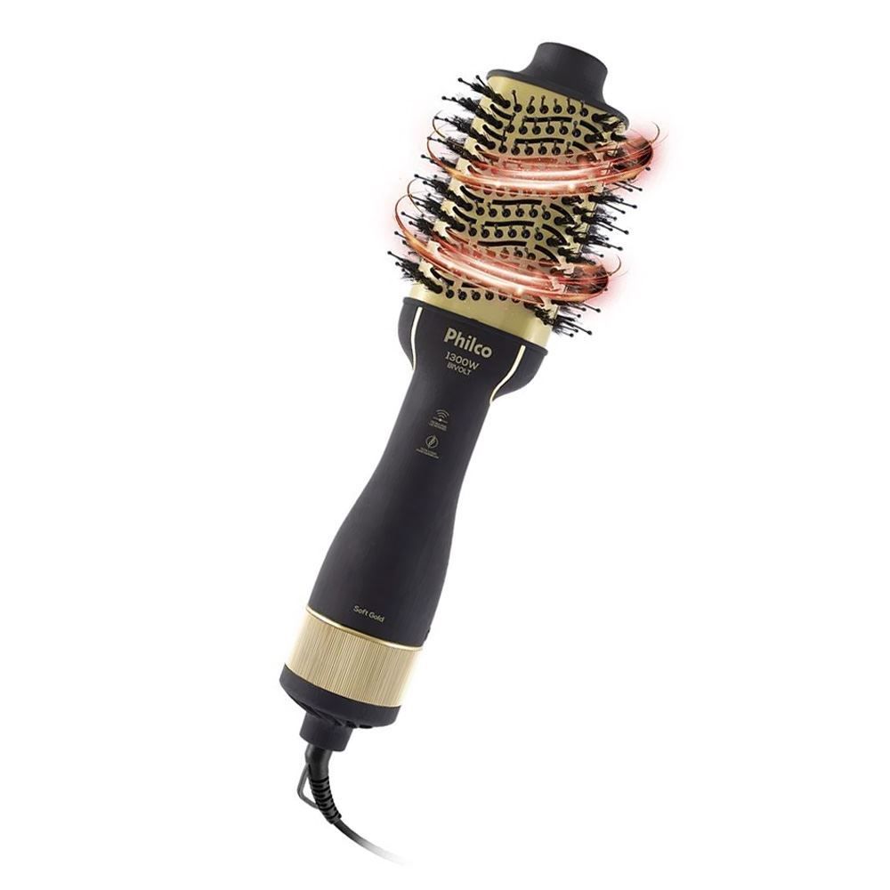 Escova Secadora Philco Pes15 Soft Gold - Bivolt