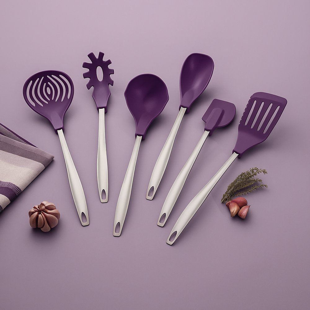 Escumadeira De Nylon Movin Tramontina - Roxo