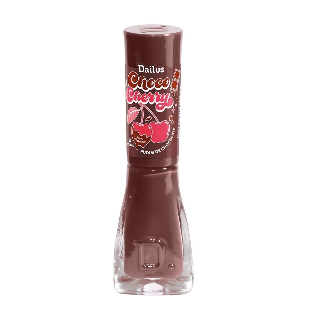 Esmalte Cremoso Dailus Choco Cherry 8Ml - PUDIM DE CHOCOLATE